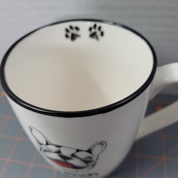 French Kisses French Bulldog Dog Mug for your Valentine - Picture 6 of 11